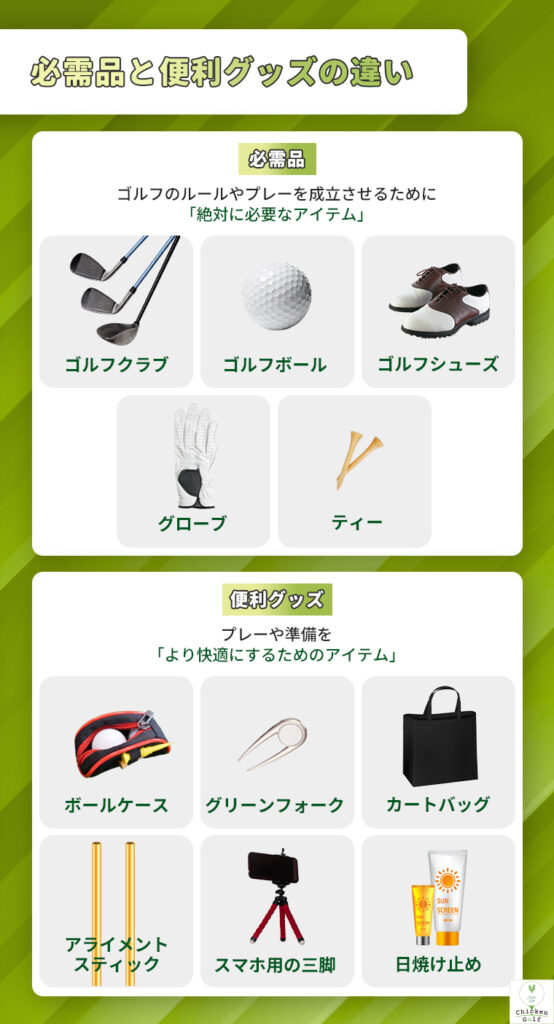 最新版】ゴルフの便利グッズ！ラウンド・練習時・季節別などのおすすめ 