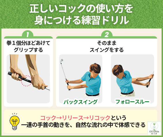 正しいコックの使い方を身につける練習ドリル