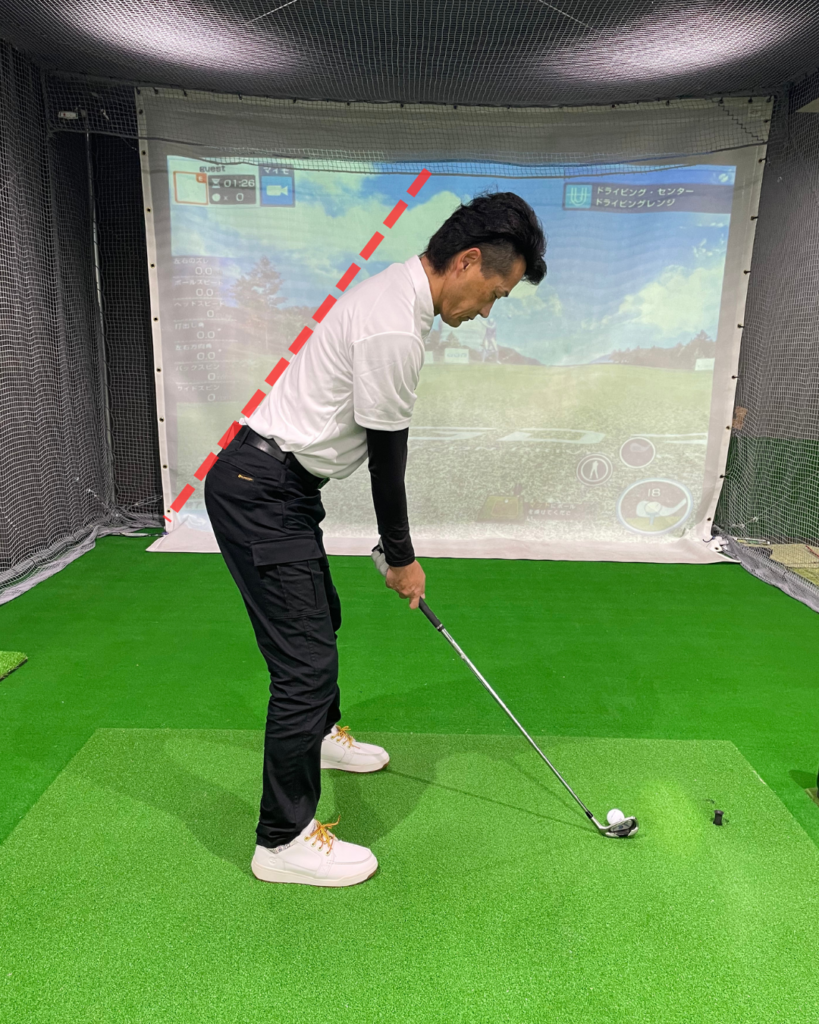 正しい前傾姿勢