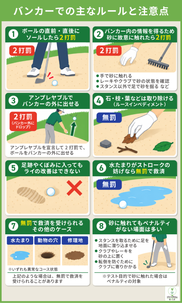 知っておきたいバンカーの基本ルール