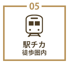 駅近、徒歩圏内